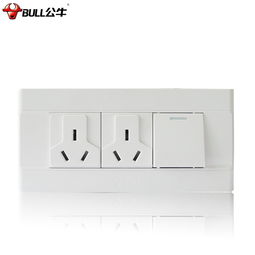 公牛雅白118型三插10A一開雙控六孔插座 品質(zhì)與設(shè)計的完美融合